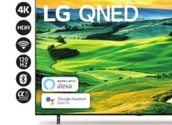 Leon's Lg 65" 4k qned 120hz smart tv with thinq ai® - 65qned80uqa offer