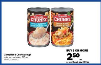 Real Canadian Superstore Campbell's chunky soup, 515 ml offer