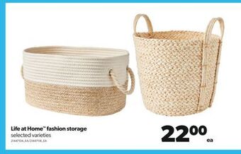 Real Canadian Superstore Life at home™ fashion storage offer