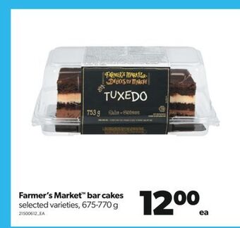 Real Canadian Superstore Farmer's market™ bar cakes, 675-770 g offer