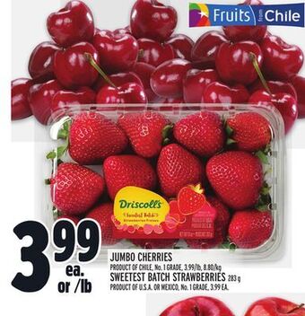 Metro Jumbo cherries offer