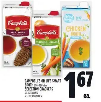 Metro Campbell's or life smart broth offer