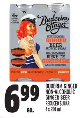 Metro Buderim ginger non-alcoholic ginger beer reduced sugar offer
