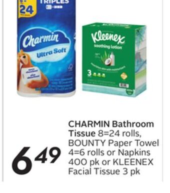 Sobeys Charmin bathroom tissue offer