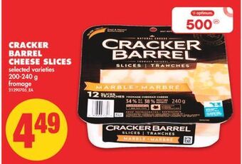 No Frills Cracker barrel cheese slices, 200-240 g offer