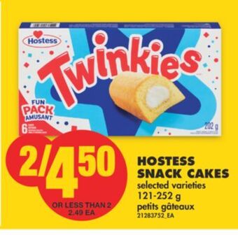 No Frills Hostess snack cakes, 121-252 g offer