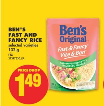 No Frills Ben's fast and fancy rice, 132 g offer