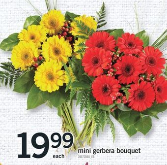 Fortinos Mini gerbera bouquet offer