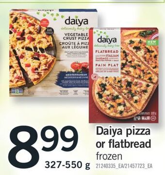 Fortinos Daiya pizza or flatbread, 327-550 g offer