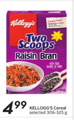 Sobeys Kellogg's cereal offer