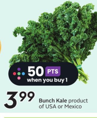 Sobeys Bunch kale offer