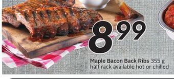 Sobeys Maple bacon back ribs offer