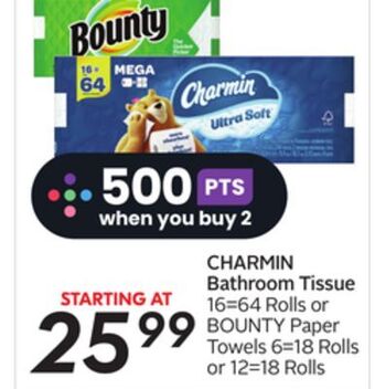 Sobeys Charmin bathroom tissue offer