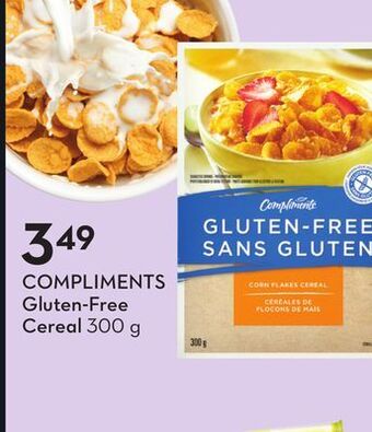 Sobeys Compliments gluten-free cereal offer
