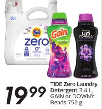 Sobeys Tide zero laundry detergent offer