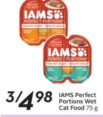 Sobeys Iams perfect portions wet cat food offer