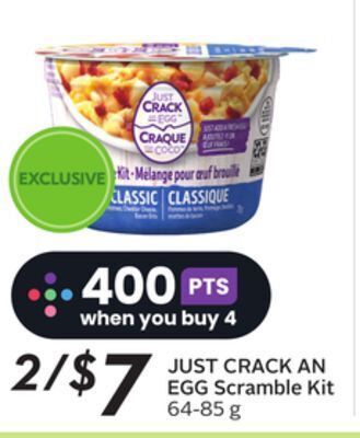 Sobeys Just crack an egg scramble kit offer