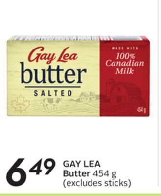 Sobeys Gay lea butter offer