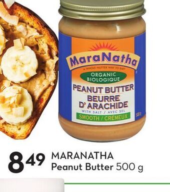 Sobeys Maranatha peanut butter offer