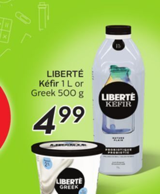 Sobeys Liberté kéfir offer