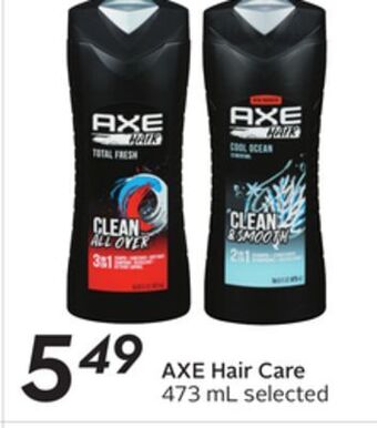 Sobeys Axe hair care offer