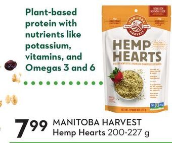 Sobeys Manitoba harvest hemp hearts offer