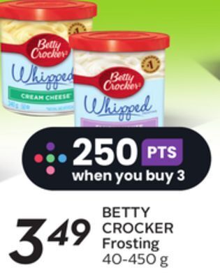 Sobeys Betty crocker frosting offer