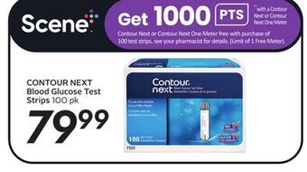 Sobeys Contour next blood glucose test strips offer