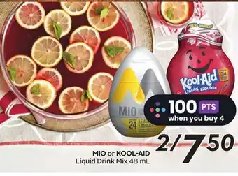Sobeys Mio or kool-aid liquid drink mix offer