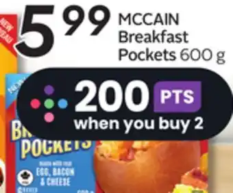 Sobeys Mccain breakfast pockets offer