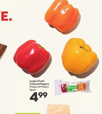 Longo's Longo's fresh coloured peppers offer