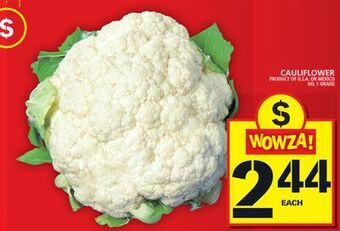 Food Basics Cauliflower offer
