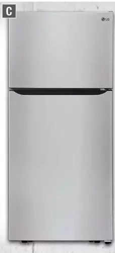 Home Depot Lg 20 cu. ft. 30" refrigerator with reversible door offer