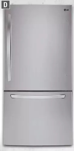 Home Depot Lg 30" 22 cu. ft. bottom freezer drawer refrigerator offer