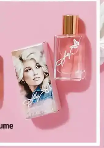 Giant Tiger Dolly parton scent from above perfume offer