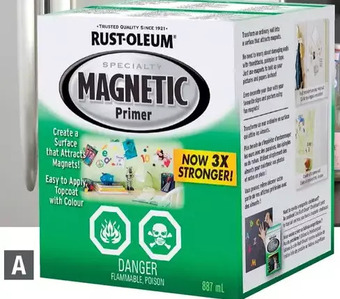 Home Depot Rust-oleum magnetic wall primer offer