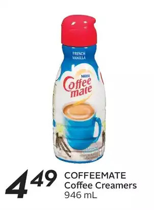 Sobeys Coffee mate coffee creamers offer