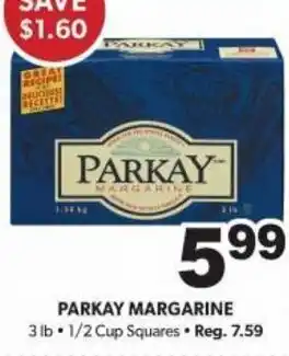 Colemans Parkay Margarine 1/2 Cup Squares offer