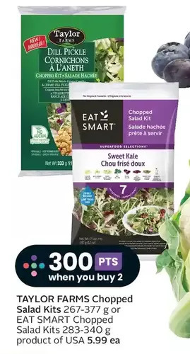 Sobeys Taylor farms chopped salad kits or eat smart chopped salad kits offer