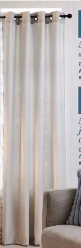 Giant Tiger 54" x 84" jacquard curtains with grommets offer