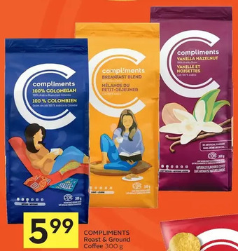 Foodland Compliments roast & ground coffee offer