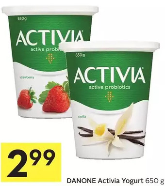 Foodland Danone activia yogurt offer