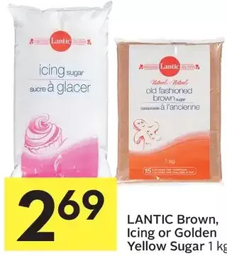 Foodland Lantic brown, icing or golden yellow sugar offer