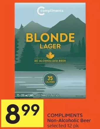 Foodland Compliments non-alcoholic beer offer
