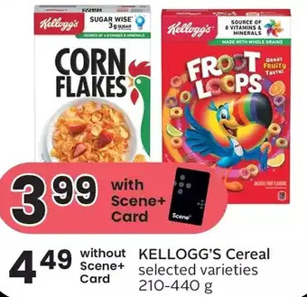 Foodland Kellogg's cereal offer