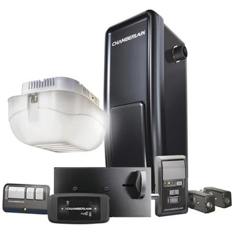 Canadian Tire Chamberlain wall-mount ultra-quiet garage door opener with wi-fi, deadbolt and led lighting offer