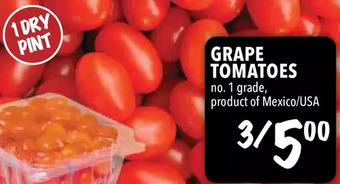 Farm Boy Grape tomatoes offer