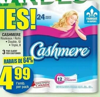 Jean Coutu Cashmere Rolls offer
