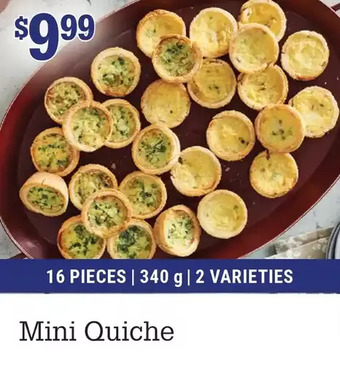 M & M Food Market Mini quiche offer