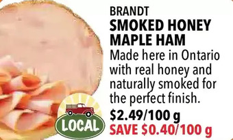 Farm Boy Smoked honey maple ham offer